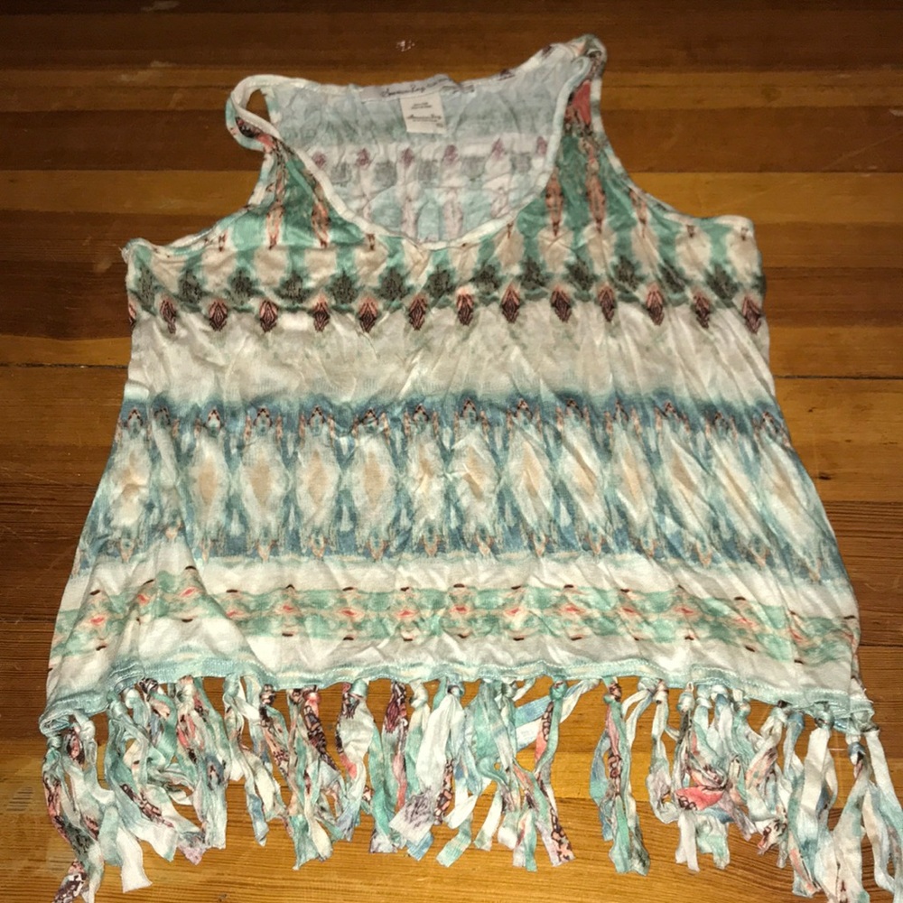 Flowy fringe Tank
